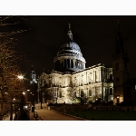 St. Paul's cathedral, night