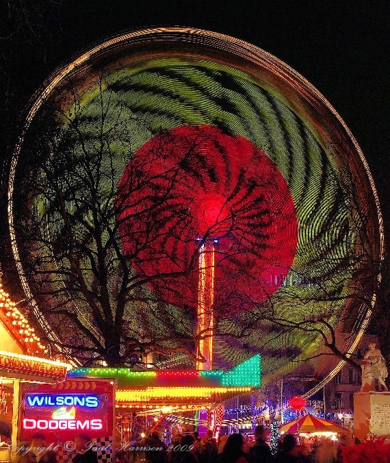 Funfair in Leicester Square, London